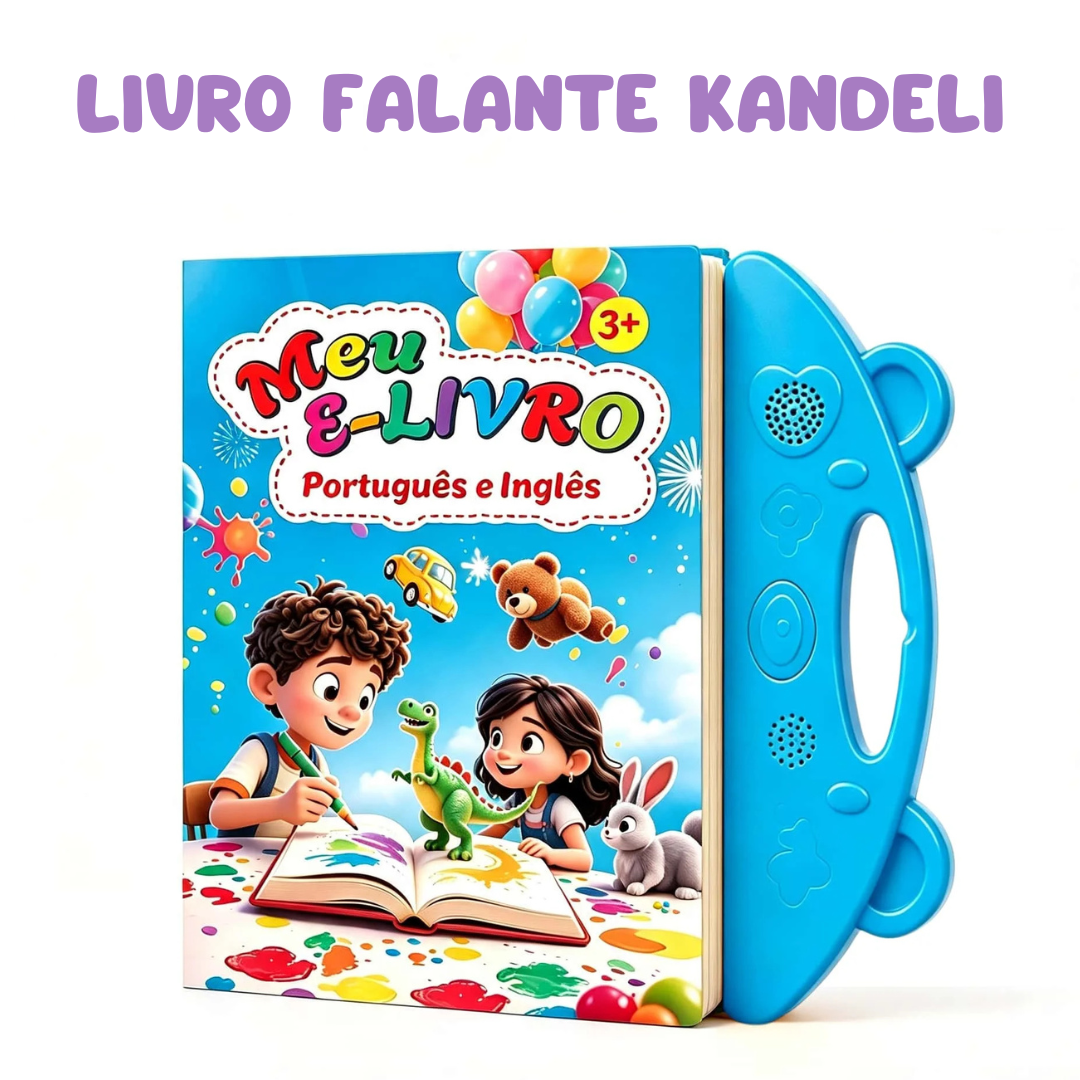 Meu Livro Falante Kandeli (Inglês e Português)